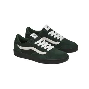 VANS Cruz Too 90's Deep Forest ComfyCush Low Top Lace-Up Suede Athletic Sports Shoe - Men's Closed Casual Training Trainer with Logo Embroidery, Padded Collars, Co-Molded Foam Rubber Insole, Rubber Sole