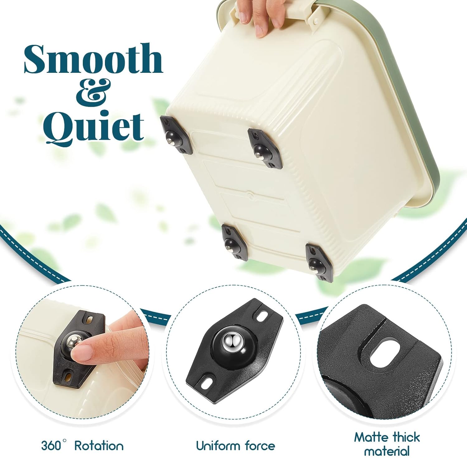 8 Pcs Self Adhesive Caster Wheels Mini Swivel 360 Degree Rotation Sticky Pulley Wheels with Ball Bearings Roller Casters for Furniture Storage Box 8 Pcs Self Adhesive Caster Wheels Mini Swivel 360 Degree Rotation Sticky Pulley Wheels with Ball Bearings Roller Casters for Furniture Storage Box