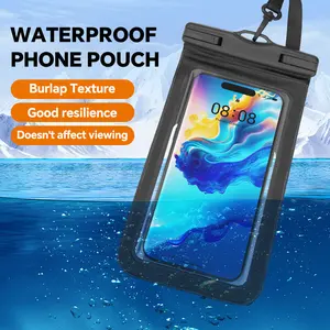 2 Waterproof Phone Pockets, Suitable For IPhone 16, 15, 14, 13, 12, 11 Pro Max And Models Under 7 Inches Swimming Accessories Swimming Swim Shade Beach Dry Bag