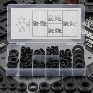 Rubber Gasket Assortment Kit: Electrical Wire Sealing Plugs, Hole Stoppers, Cable Waterproof sleeves, Insulation Spacers, pipe joint seals for home Repair and Tool Maintenance