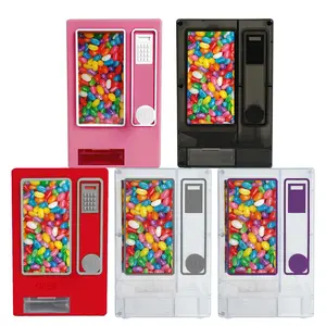 Children's candy vending machine with classic retro design, candy rack and dispenser arcade toy, suitable for desktops, classrooms, parties, and various occasions, can be used to buy gummies, candies, and desserts