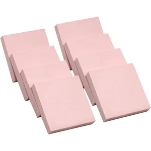 8 Pcs 2"x2" Pink Rubber Carving Blocks for Stamp Soft Rubber Crafts Soft and Easy to Carve (Square)