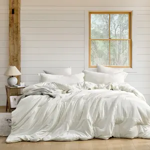 Love Thick - Calming Coma Inducer Oversized Comforter Set - Milky White