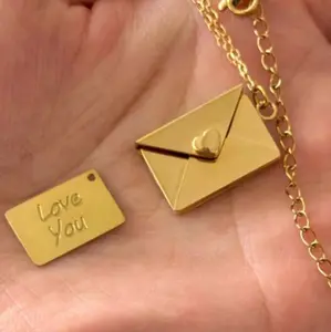 [Limited time event] Love envelope necklace niche creative versatile couple necklace birthday gift