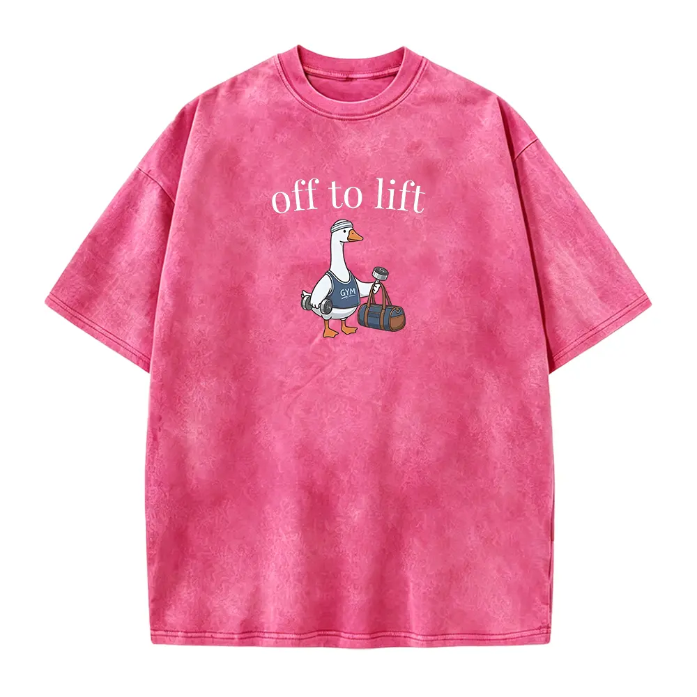 Off To Lift Goose Shirt Funny Gym Tee Funny Deadlift Goose Shirt Workout T-shirt Gym Dad Shirt Fathers Day Gym Pump Cover Tee