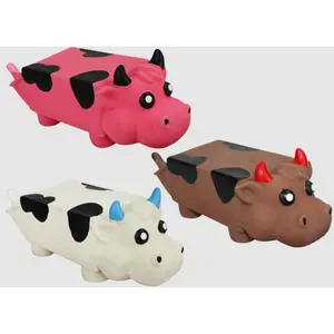 Multipet Moo Mates Latex Cow Milk Carton