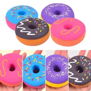 Set of 4 or Single Donut – Random Colors – Stress-Relief & Hand Strength Trainer