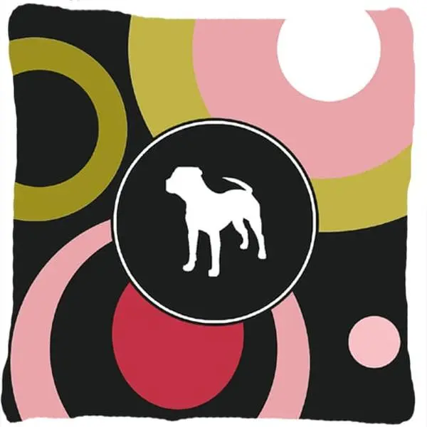 14 x 14 in. Pit Bull Decorative Fabric Pillow