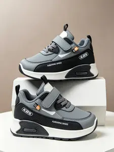 Casual Sports Shoes, Athletic Trainers, Sneakers, Sporty Low Top, PU Leather Waterproof, Anti-Slip Soft Sole, Spring & Fall, Lightweight, Boys & Girls