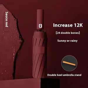 Cherry Blossom Umbrella Automatic 24-bone Oversized Sun Umbrella