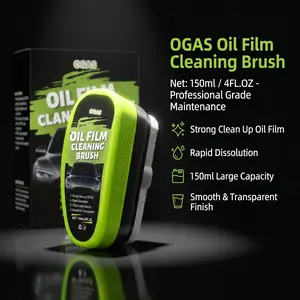 Multi-Functional Car Windshield Cleaning Brush, Automotive Glass Oil Film Remover, Rainproof Window Cleaner, Clear View Driving Cleaning Tool, Universal Essential Car Care & Wash Accessories