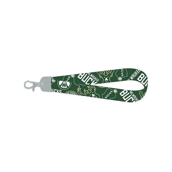 Pro Specialties Group All Logos Milwaukee Bucks Wristlet Lanyard