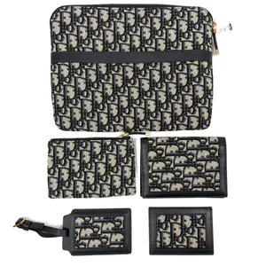 Pre-owned Dior canvas Clutches & Wristlets Large Capacity Clutch with Included Small Purse