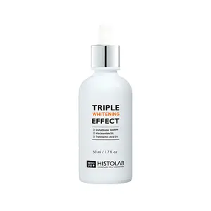 HISTOLAB Triple Glow Effect Ampoule with Glutathione 1000PPM Niacinamide 5% & Tranexamic Acid 3% for Brightening