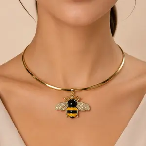 Queen Bee Gold Choker
