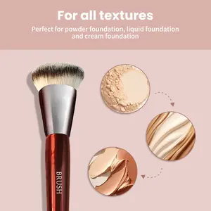 BK 101 Concealer & Foundation Beauty Brushes -Ultra-SoftVegan Fibers for Flawless Coverage, ldeal for All Skin Types,Premium Quality