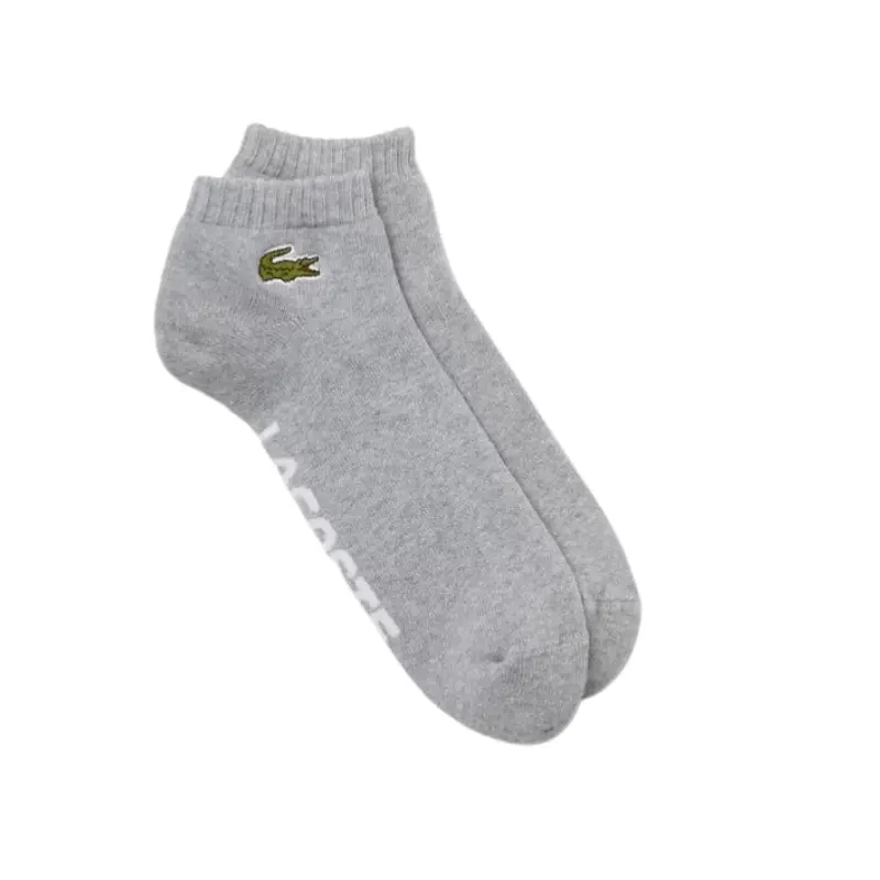 LACOSTE SPORT Men's Stretch Cotton Low-Cut Socks, Soft and Stylish Branded Design for Casual or Formal Wear, Casual Socks, Stylish Design, All Seasons, Plain