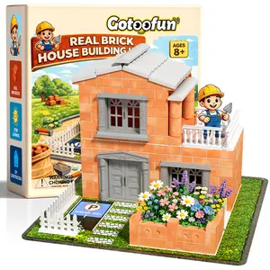 DIY Mini House Kit   STEM Building Blocks for Kids 8+  Creative Toy for Boys & Girls