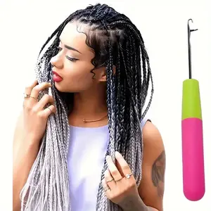 Durable Professional Crochet Hook For Making Jumbo Micro Braids And Wigs Easy To Use Dreadlock Knitting Hook Crochet Hook Needle
