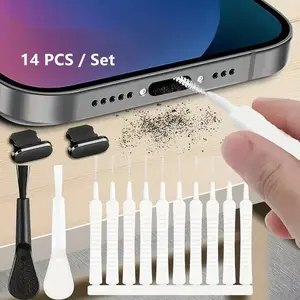 Phone Charging Port Cleaning Tool Kit, Portable Phone and Camera Cleaner, Maintenance Accessory Set for iPhone and Android, Great Gift