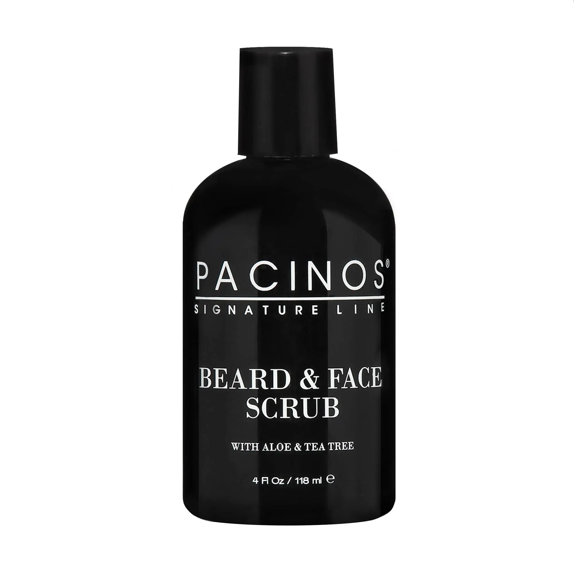 Pacinos Shave System, Beard and Face Scrub, Men's Skin Care, Best (4 oz)