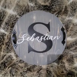 Personalized Serving Tray - Round Tray