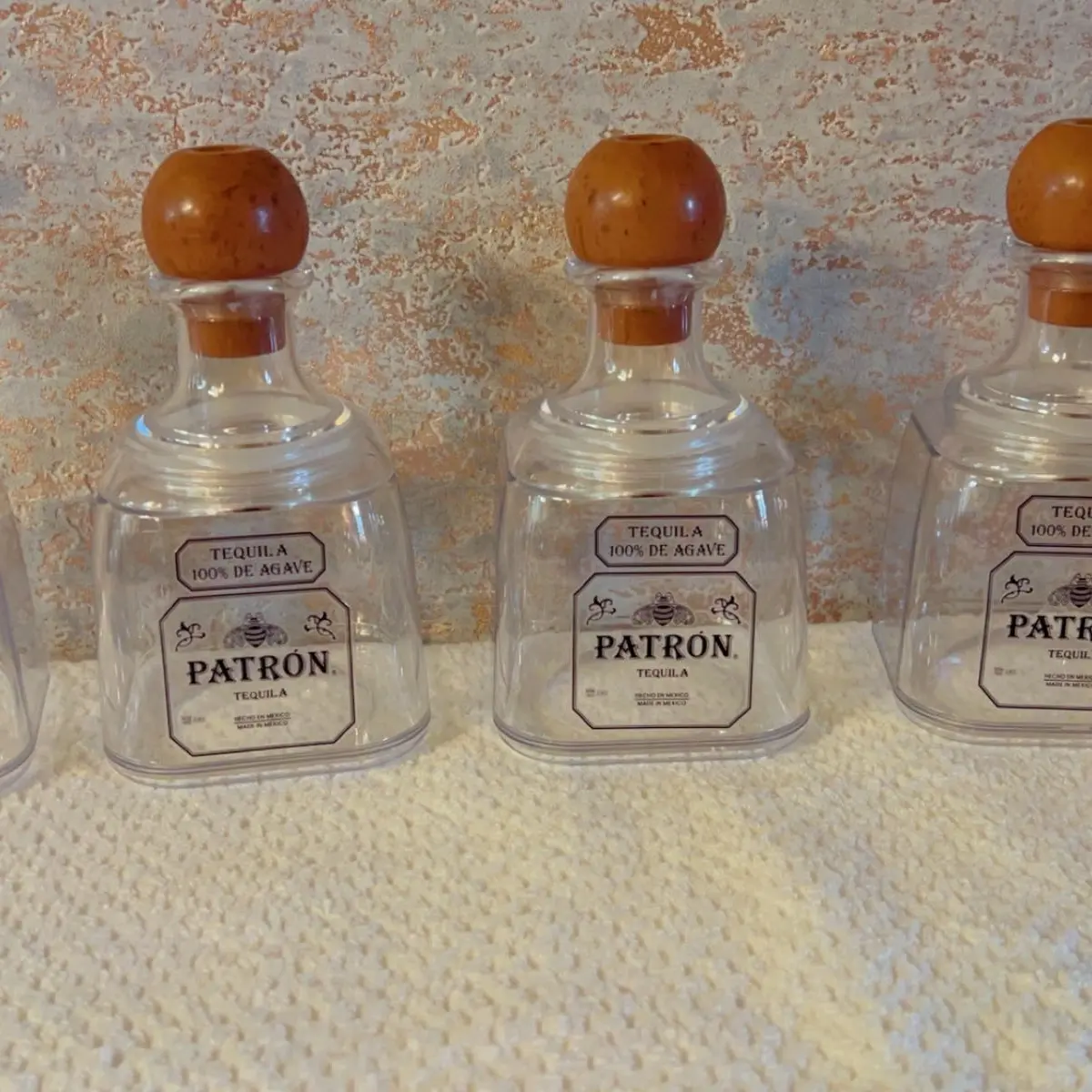 Patron Reusable Cups 12 oz  4 Pack - New