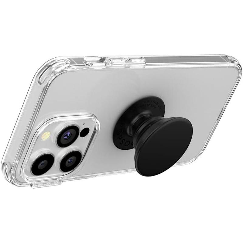 ​​​​Popsockets Phone Grip with Expanding Kickstand, Adhesive Grip - Black PopSockets Plastic Stick