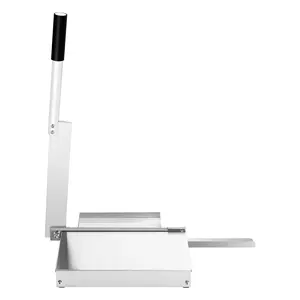 Professional Stainless Steel Guillotine Bone Cutter with Heavy Duty Blade for Butcher Shop Meat Cutting Food Processing and Home Kitchen