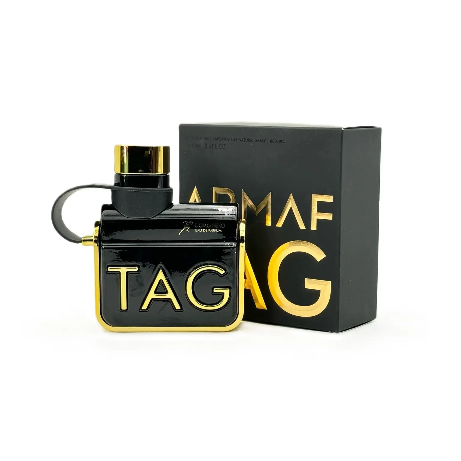 Armaf Tag Uomo Nero Eau De Parfum, Men's Beauty Products, Long-Lasting Perfumes for Adults with Aromatic Citrus, Fresh Spicy & Patchouli Scent, 3.4 fl oz Spray, Mensfashion, Smelling Good
