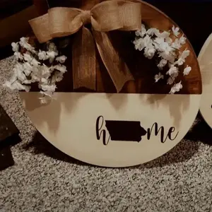 12” door hanger + State