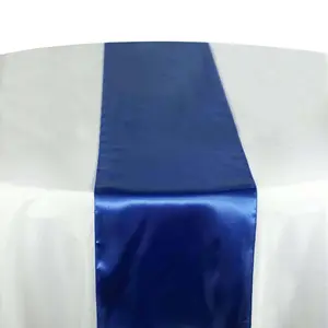 Satin Table Runner 12"x108" Royal Blue - Stylish Table Linen