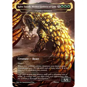 Kulve Taroth, Mother Goddess of Gold (Craterhoof Behemoth) - MTG PROXY Video Games/Monster Hunter (Copy)