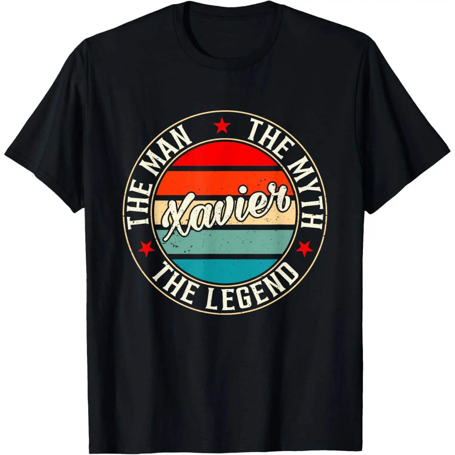 Xavier The Man The Myth The Legend Shirt Funny Personalized T-Shirt,Made in USA