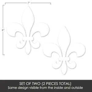 Flexible Screen Door Magnets (Not for Retractable/Glass) - Fleur De Lis