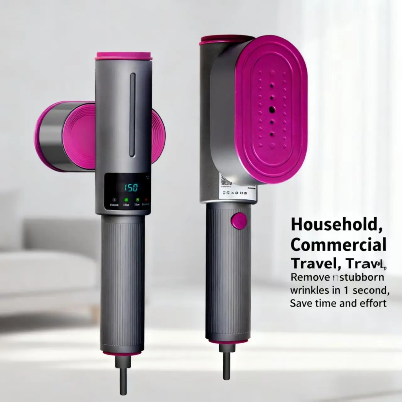 Portable Handheld Steamer Iron, Handheld Clothing Steamer, Handheld Garment Steamer, Quick Wrinkle Remover, Steam Pot and Iron Combo 2-in-1, Fast Heating, Large Ceramic Panel, Ideal for Home, Dormitories, Travel, Office, Steamers For Clothes