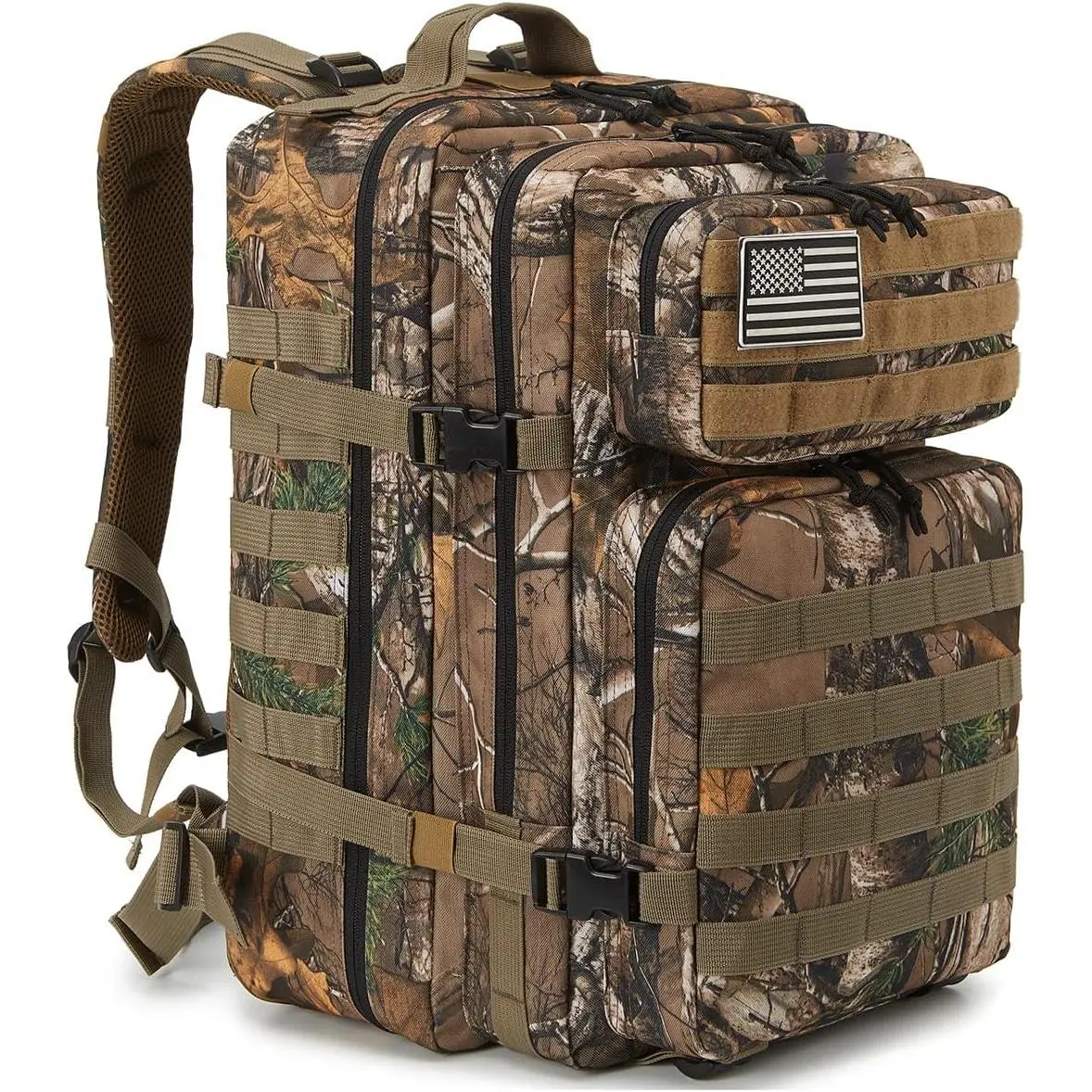 45L Military Tactical Backpack MOLLE Military Assault Pouch 3-Day Emergency Escape Kit Mountaineering Hiking Backpack...