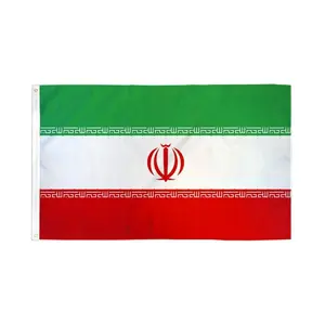 3x5ft Polyester Iran Flag, Dye Sublimation Print Banner for Home & Festive Party Supplies Backdrop