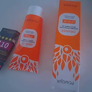 Orange Exfoliating Gel, Moisturizer Face Body Scrub Gel,Deep Cleansing Moisturizing Facial Exfoliator,Natural Orange Peeling Gel Face Scrub