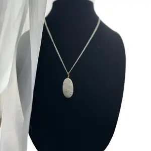 Silver Wire Wrapped Crystal Necklaces