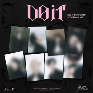 Stray Kids - SKZ IT TAPE 'DO IT' (ACCORDION VER.)  [COMPACT DISC - CD] Photo Book, Photos, Poster, Stickers