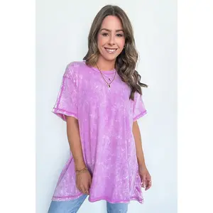 Kala Washed Drop Shoulder Relaxed Top - BACK IN STOCK