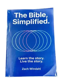 The Bible Simplified by Zach Windahl | Christian Nonfiction Bible Study Guide Faith Book for Beginners