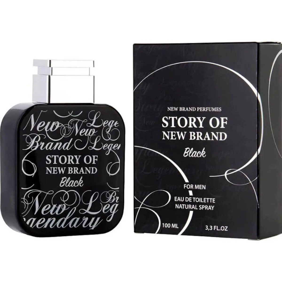 New Brand Men's Woody Floral EDT Cologne Bottle with Tonka Blend, 3.3oz/3.4oz, Newly Boxed Men's Fragrance, Bottle Men's Fragrance