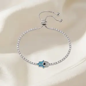 Hamsa Hand Evil Eye Bracelet