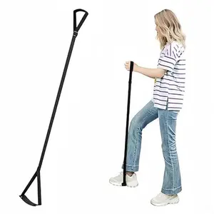 Rigid Leg Lifter for After Knee Surgery, Extra Long Leg Lifters for Elderly, Adjustable Leg Lifter Strap for After Hip Replacement, Limited Mobility, Foot Lifter Aid for Bed, Car, Wheelchair