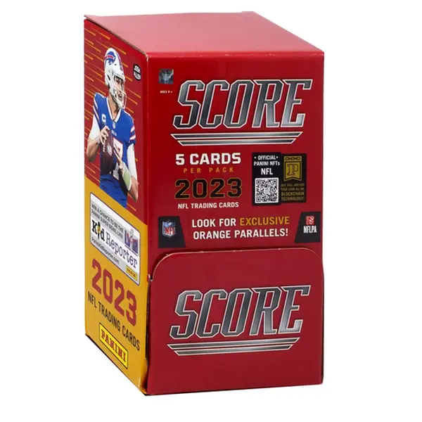 2023 Score NFL Football Trading Card GRAVITY FEED Box [48 Packs] (Orange Parallel / Pack) SHIP ONLY