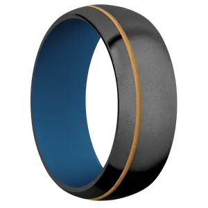 Zirconium + Bead , Bead Finish + Ridgeway Blue