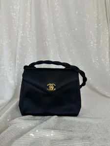 Pre-owned CHANEL Satin Shoulder Bags Rare Vintage Mini Twist Shoulder Bag