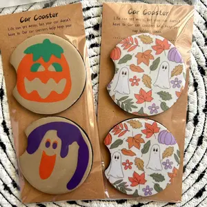 Halloween Car coasters